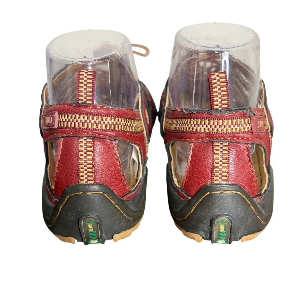 Jambu Red Bath-Vegan‎ Barefoot Flats Bungee Cage Outdoor Women's Size 8.5 M
